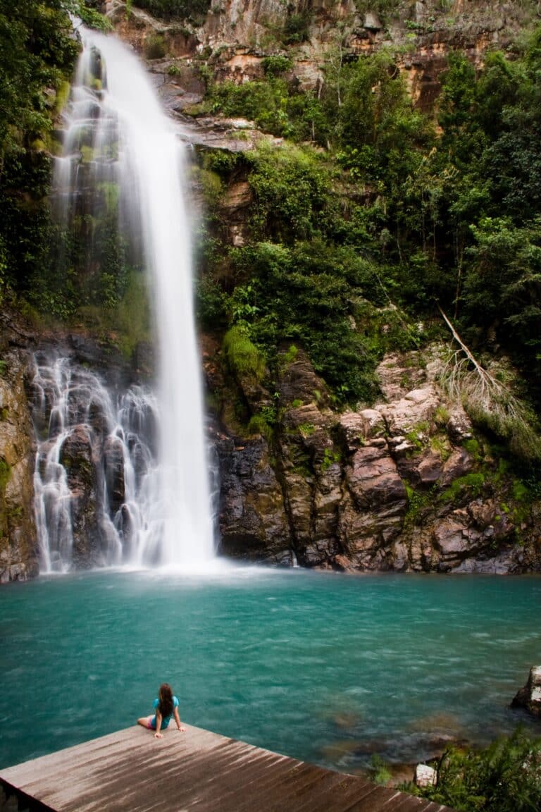 Cachoeira Serra Azul, Nobres, Mato Grosso, Brasil Foto Junior Silgueiro