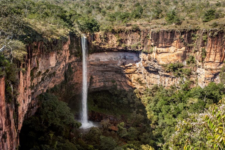 Veu de Noiva -Chapada dos Guimaraes - Mato Grosso - Brasil, Foto Luciano Queiroz