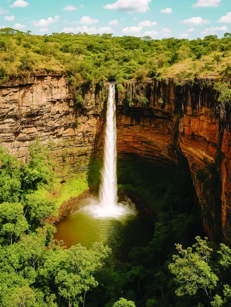 Cachoeira Véu de Noiva - Chapada dos Guimarães MT