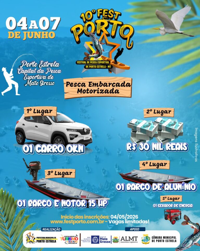 10º FESTIVAL DE PESCA DE PORTO ESTRELA
