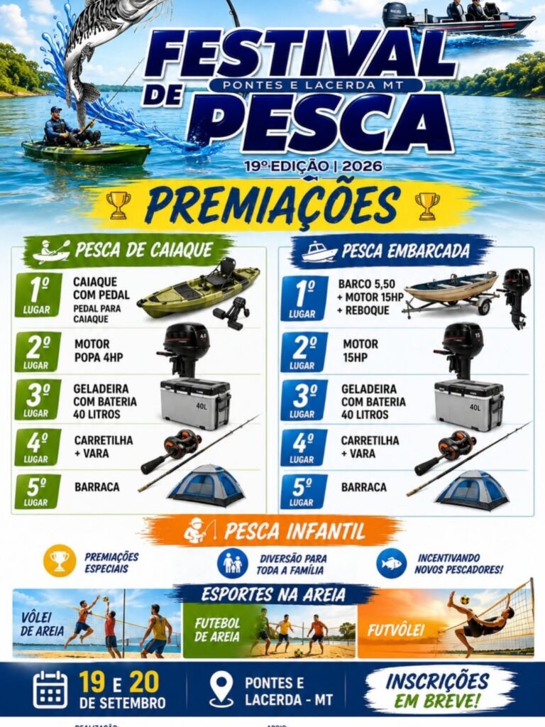 Festival de Fesca Pontes e Lacerda-MT