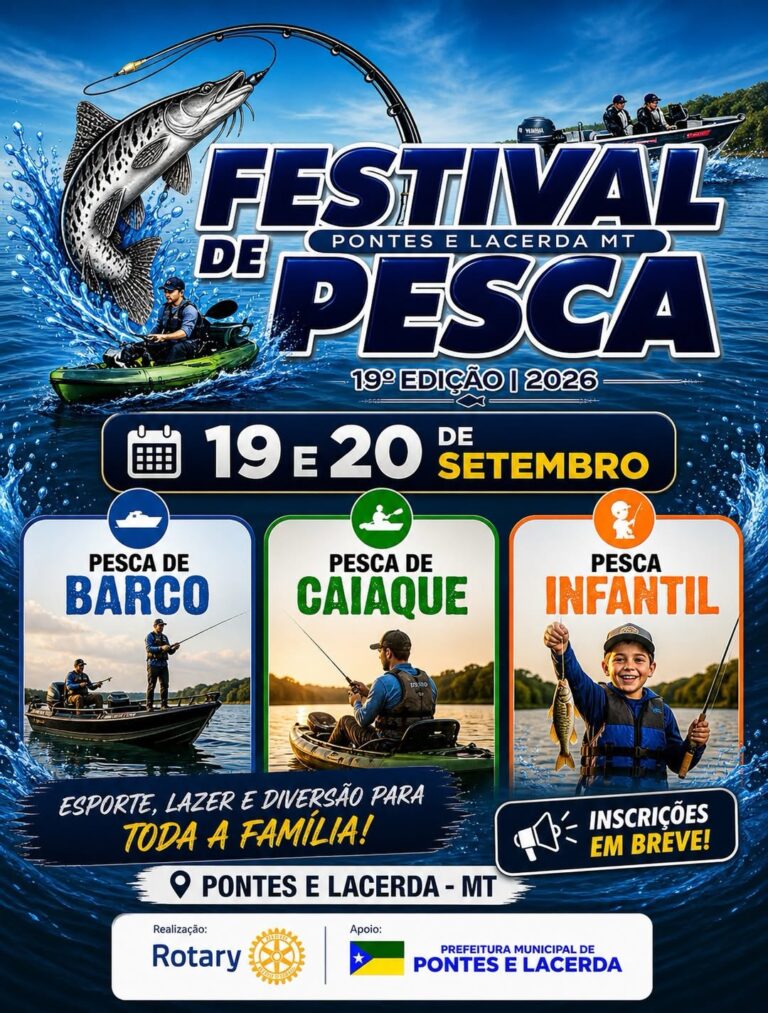 Festival de Fesca Pontes e Lacerda-MT.